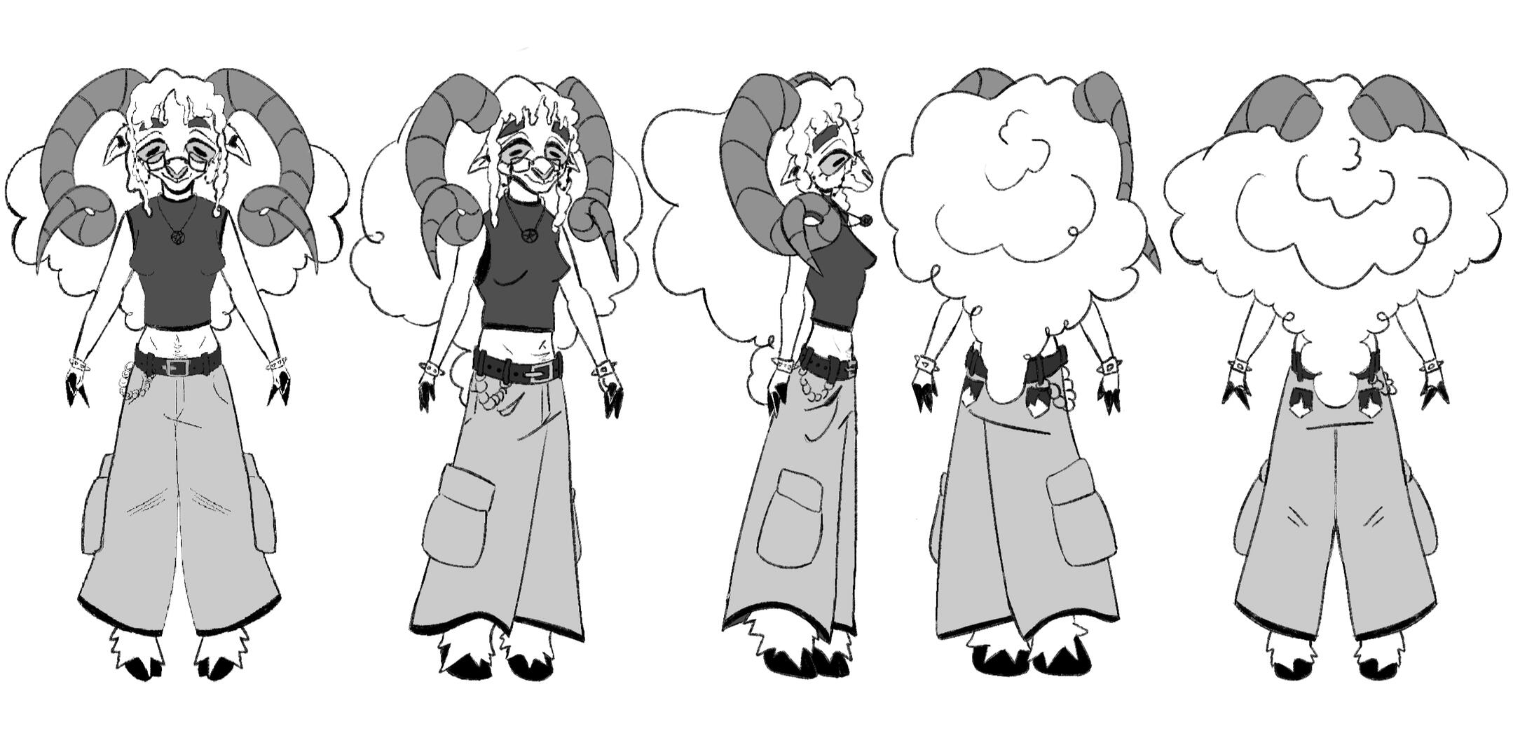 June Fursona Turn Around